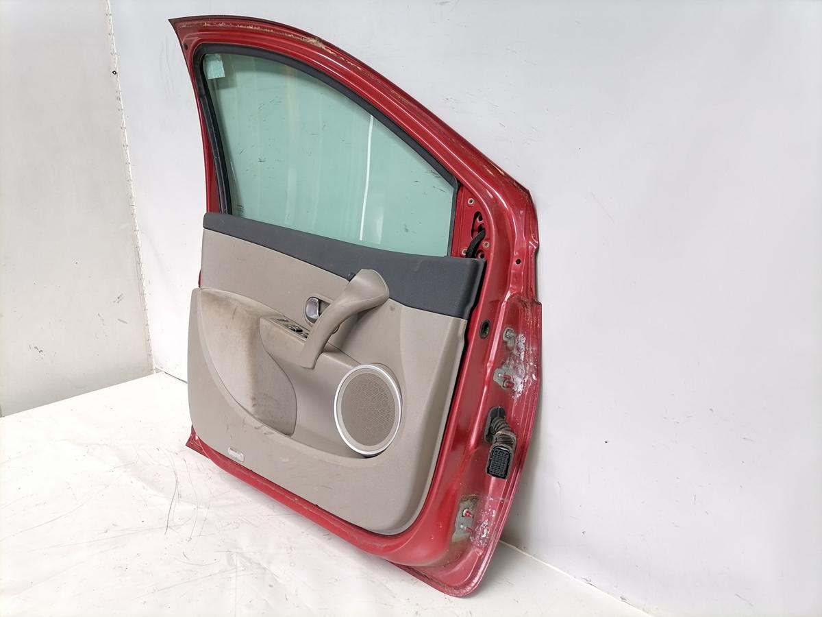 Renault Clio 3 original T&uuml;r vorn links TEB76 red of fire 5-T&uuml;rer Bj.2006